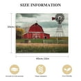 thumbnail image 2 of PIKWEEK Farmhouse Barn Canvas Wall Art Black Red Windmill Pictures Kitchen Wall Decorations Rustic Country Old Farm Painting Vintage Nature Landscape Poster Artworks for Living Room Bedroom Home Decor, 2 of 5