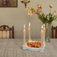 thumbnail image 3 of Silicone Candlestick for Circular Concrete Casting with Four Holes DIY Candle Making Craft Project Flexible Reusable Design, 3 of 3