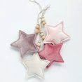 thumbnail image 2 of Estrella moldeada colgante del terciopelo de la sublimación con la estrella del terciopelo de los ornamentos de Navidad del árbol de la decoración, 2 of 3