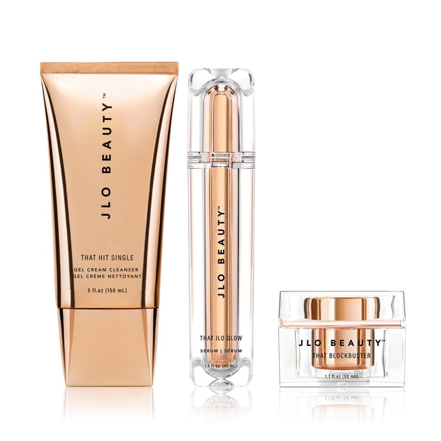 Set de cuidado de la piel JLO BEAUTY That JLo Starter Kit con sérum, limpiador y crema