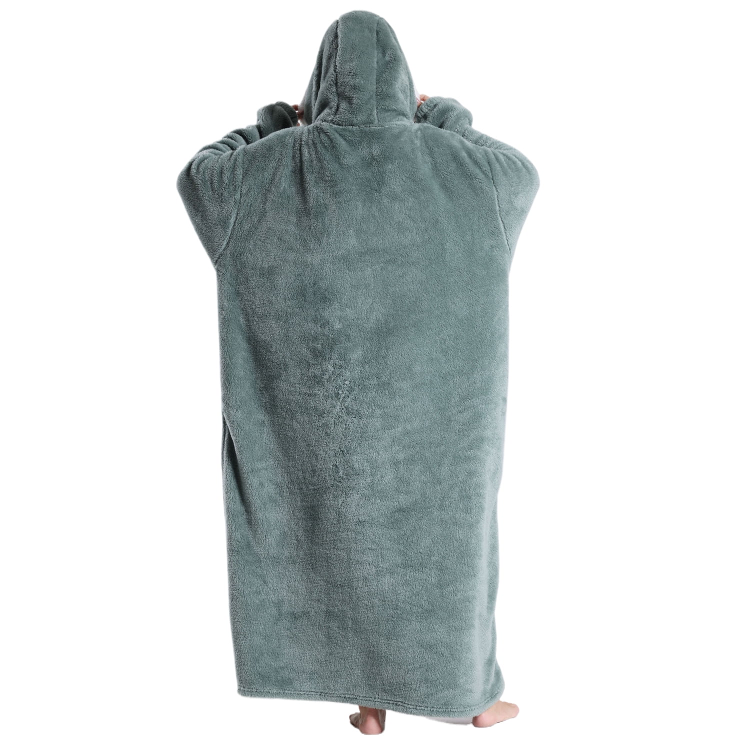 Wearable Blanket Hoodie for Women Men Adult Oversized Hooded Blanket Cozy Sweater Super Soft Comfortable Wearable Blanket with Sleeves Hoodie Sweatshirt with Pockets