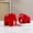 Red, variant on Zeiwohndc Ceramic Elephant Figurine Elephant Statues Animal Sculptures Table Ornament