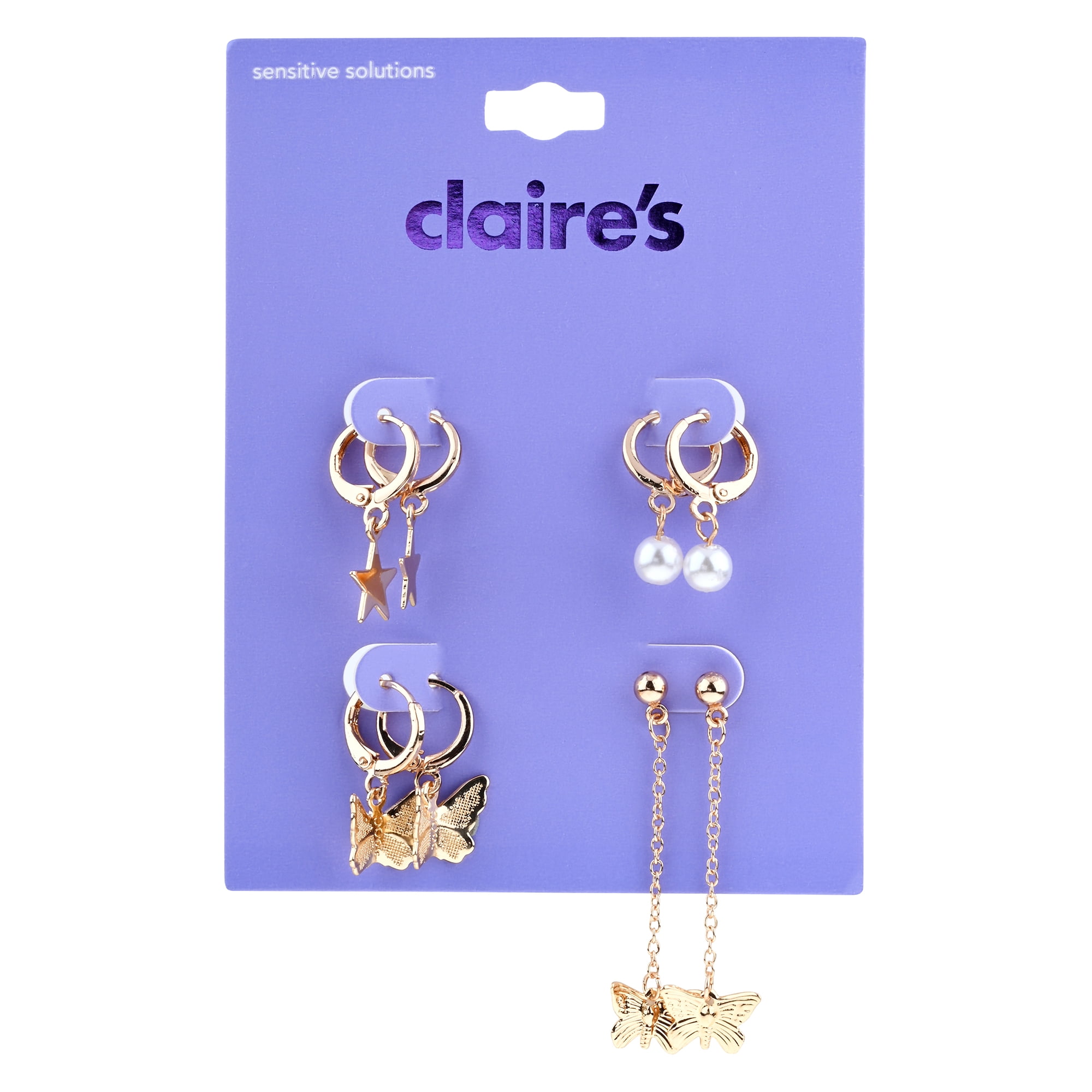 CLAIRES ELF EARRINGS Holiday Theme 100 Hypoallergenic Pierced Christmas   eBay
