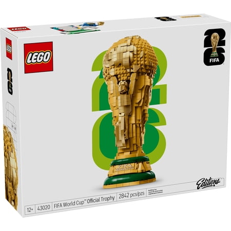 LEGO Editions FIFA World Cup Official Trophy Building Set - Kit for Display in Bedroom, Home Office, Book Shelf - Soccer Fans Collectible - W/World Cup 2026 Minifigure - Gift for Father's Day - 43020 - Image 2