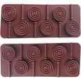 thumbnail image 2 of 2 moldes para hacer piruletas, molde redondo para caramelos, moldes de silicona para piruletas, juego de moldes de silicona para chocolate, piruletas, dulces, helados, jalea, viene con 12 palitos de cartón Rojo Verde, 2 of 5