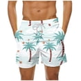 thumbnail image 1 of Men's Big&Tall Swim Trunks, Mens Swim Trunks, Quick Dry Mens Boardshorts, 5 Inches Inseam Mens Bathing Suits Swim Shorts Hawaiian Shorts for Men with Pockets S-5XL Bathing Suits Woman Clearance, 1 of 5