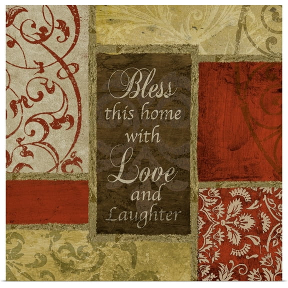 Great BIG Canvas | Rolled John Spaeth Poster Print entitled Bless this House