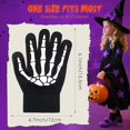 thumbnail image 6 of CROSSFINGERS Skeleton Gloves with Touchscreen and Warm for Halloween Cosplay Party and Daily Wears 2 Pairs, 6 of 10