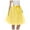 Yellow, variant on vigerkar Women's Tulle Skirt Knee Length Layered Wedding Party Homecoming Prom Dress Dark Purple, M