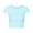 Light Blue, variant on Bovxnpu Summer Short Sleeve T Shirts Pullover Top Undershirt Crew Neck Basic Soft Comfortable Summer Tops (Women's or Women's Plus)