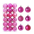 thumbnail image 3 of Hwkond Christmas Tree Decorations Indoor 72PCS Christmas Tree Ball Bauble Hanging Home Party Ornament Decor 4CM, 3 of 7