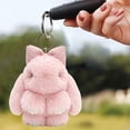 thumbnail image 5 of Bunny Keychain with Tin - 5.1" Handmade Bunny Plush Keychain with Gift Tin Box, Soft Rabbit Bag Charm Pendant, Cute Fluffy Key Ring Accessory for Backpack Purse Keys Gift Idea, 5 of 13