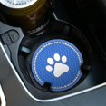 thumbnail image 3 of 2pcs Universal Car Cup Coaster,2.75 Inch Dog Paw Car Cup Holder Insert Mat Pad Set (b-2-v), 3 of 4