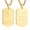 Gold, variant on APSVO Black Dog Tag Necklaces for Men to My Dad Gifts from Son American Flag Pendant Chain Christian Religious Birthday Fathers Day Jewelry Gifts Dad Him Godfather Adults Male Ideas