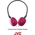 thumbnail image 3 of JVC Flats Auriculares supraaurales con cable - Diseño plano y plegable - Controlador de 30 mm para un sonido potente - Almohadillas suaves para mayor comodidad - Diadema de acero - Ligero y portátil -, 3 of 5