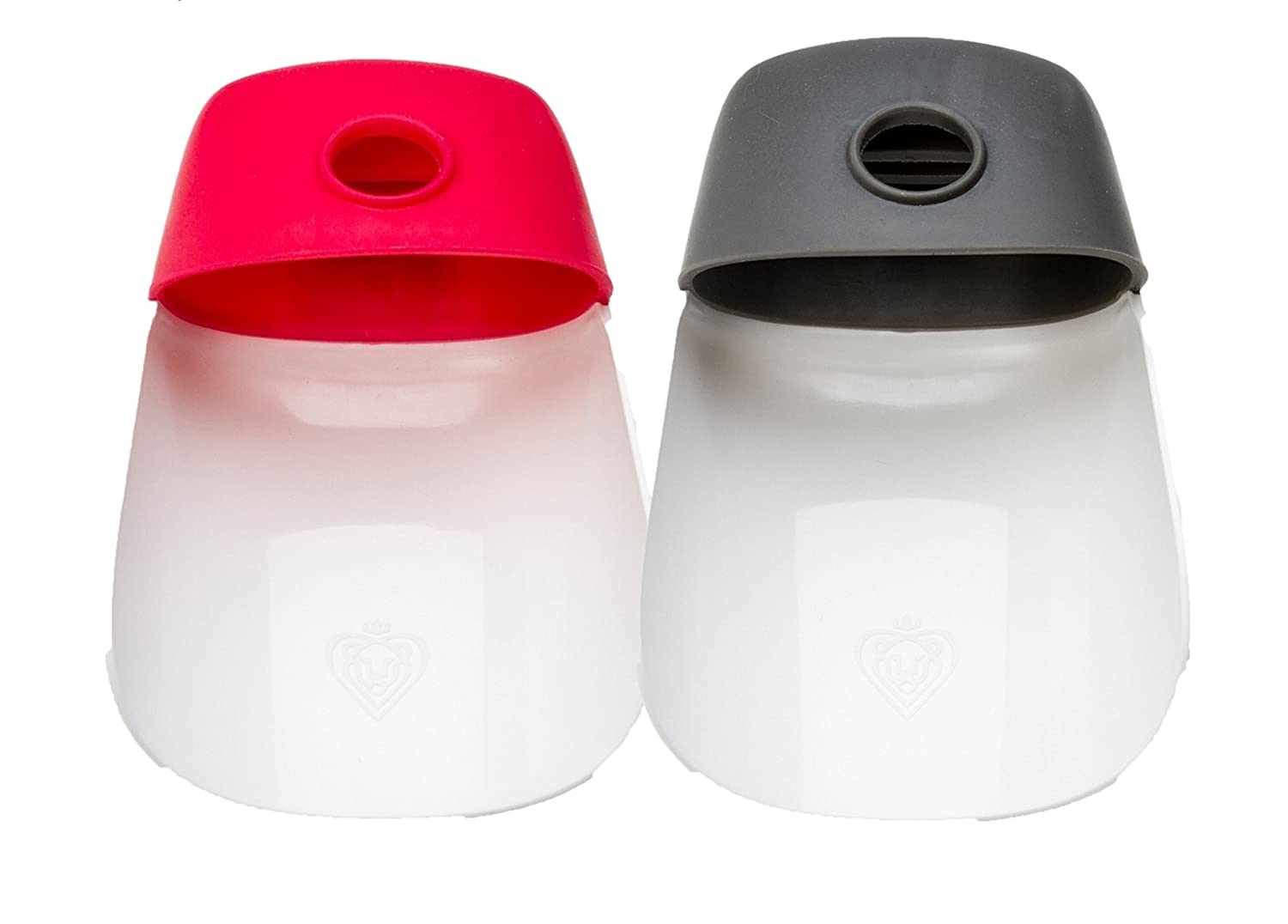 Prince Lionheart Fun and Safe Hand-Washing Solution, Faucet Extender for Babies and Toddlers,Fits Standard and Gooseneck Faucets, Pink&Gray 2pk