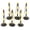 Yellow+Black, variant on RV Adjustable Telescoping Stabilizer Jack Stands 2-Pack, 6000 lb Capacity, 16-31 Inch Height, Steel, Black for Trailers Campers