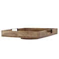 thumbnail image 2 of Mikasa Avery Square Lazy Susan Serving Tray - 14" Mango Wood & Iron Rotating Turntable - Dining Table Spinner for Appetizers, Cheese Displays, Cocktails, Entrées - Farmhouse Style Serveware, 2 of 6