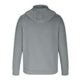 thumbnail image 4 of qelini Cargo Hoodies for Men Long Sleeve Pullover Solid Drawstring Hooded Sweatshirts Dressy Casual Tops, 4 of 5