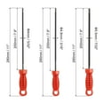 thumbnail image 2 of Uxcell Chainsaw Chain Sharpening File 4.0/4.8/5.5mm Round Chain Saw Sharpener File Red 1Set/3Pcs, 2 of 6