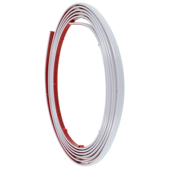 FUTUREORYY Sticky Edge Banding Strip White for Mirror Frames 1Pcs 11.8X0.3X0.08In