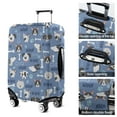 thumbnail image 5 of Dog with Woof and Bark Luggage Cover Fashion Suitcase Cover Baggage Covers Fit 25-28 Inch Luggage (Go Travel), 5 of 5