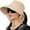 Beige, variant on Women Sun Hats UV Protection Foldable Wide Brim Ponytail Hole Summer Men Beach Hats with Neck Flap