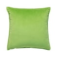 thumbnail image 2 of Housse de Coussin de Siège Couleur Unie Velours Remplacement Doux Housse Décorative Réutilisable Fermeture Éclair Accessoires Vert Clair 45x45cm, 2 of 9
