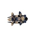thumbnail image 2 of Horquilla De Doble Flor Con Diamantes De Imitación, Accesorios Para El Cabello A La Moda, Pasadores Para El Cabello Diy, Clips Para Mujeres Y Niñas Guardurnaity CE007565-04, 2 of 6