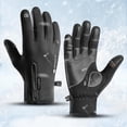 thumbnail image 2 of Gants de Vélo Écran Tactile Tendance Durables Gants Chauds pour Hommes Randonnée Extérieur, 2 of 9