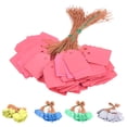 thumbnail image 6 of Arkzeo 100Pcs Multi Colors Waterproof Plastic Label Sign Gardening Plant Hanging Tags Yellow, 6 of 7