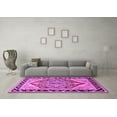 thumbnail image 3 of Ahgly Company Indoor Rectangle Persian Purple Traditional Area Rugs, 7' x 9', 3 of 4