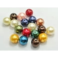 thumbnail image 3 of U8MO 100 Mixed Color Plastic Faux Pearl Round Beads 12mm Imitation Pearl Jewelry Make, 3 of 4