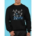 thumbnail image 2 of Los Angeles, California Design Sweatshirt Men -Image by Shutterstock, Male x-Large, 2 of 4
