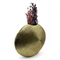 thumbnail image 5 of 16 inch Gold Decorative Metal Flower Vase by 90210 Kitchen and Bath, 5 of 6