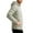 Khaki, variant on Men's Thermal Hooded Jacket with Detachable Cap and Zipper Pockets for Winter Protection