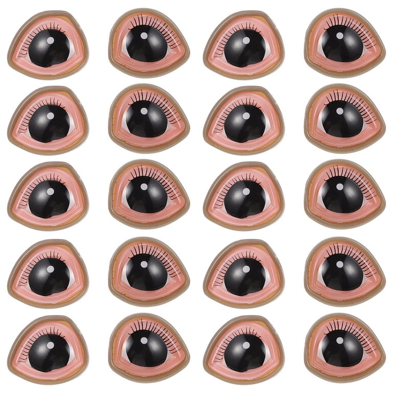 20Pcs Creative DIY Doll Eyes Fake Eyes DIY Supplies Exquisite Plush Toy Eyes