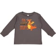 thumbnail image 3 of Inktastic I'm Hot Stuff- Cute Dragon Boys or Girls Long Sleeve Toddler T-Shirt, 3 of 5