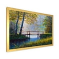 thumbnail image 2 of Designart 'Sunrise Glow and The Awakening Spring Forest' Lake House Framed Art Print, 2 of 4
