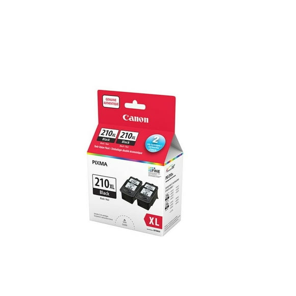 Canon Canada Inc Canon PG-210XL Black Ink Cartridge, Twin Pack, Black