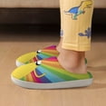 thumbnail image 6 of Adventure Time Jake The Dog Kids Slippers Boys Girls Warm Soft Memory Foam House Slippers Non-Slip Winter Home Shoes for Indoor Outdoor, 6 of 8
