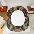 thumbnail image 5 of Manfei Cartoon Dragonfly Queen Sheet Sets for Kids, Mystic Bohemian Animal Flat Sheet, Tribal Western Damask Queen Fitted Sheet, Super Cozy Room Decor, 4-Piece, 5 of 7