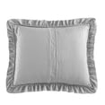 thumbnail image 6 of Well Being 3 Piece Quilt Set, Washed Gel Filled, Microfiber, Light Gray, Queen, 6 of 6