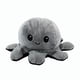 thumbnail image 3 of Pulpo de Peluche Reversible Idea Nuova  Gris/Negro, 3 of 3