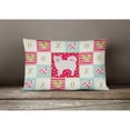 thumbnail image 3 of Carolines Treasures CK5847PW1216 Italian Spitz Love Canvas Fabric Decorative Pillow, Red, 12H x16W, multicolor, 3 of 3