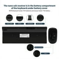 thumbnail image 3 of Wireless Keyboard Mouse Set Portable Mute Keyboard Mouse for PC Laptop Notebook Wireless Keyboard Mouse Set Portable Mute Keyboard Mouse Practical Computer Accessoriess Easy to Use Great, 3 of 8