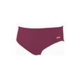 thumbnail image 2 of Dolfin Solid Racer Men's Brief Swimsuit in Maroon Size 38, 2 of 4