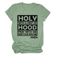 thumbnail image 3 of Puntoco - Camiseta con estampado de verano para mujer, camisetas de manga corta, camisetas casuales de manga corta, blusa Puntoco Puntoco-3707, 3 of 3