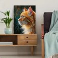 thumbnail image 5 of Ginger Cat Canvas Print, Cat Portrait Wall Art for Living Room Bedroom Office Cafe Hotel Home Decor, 5 of 8