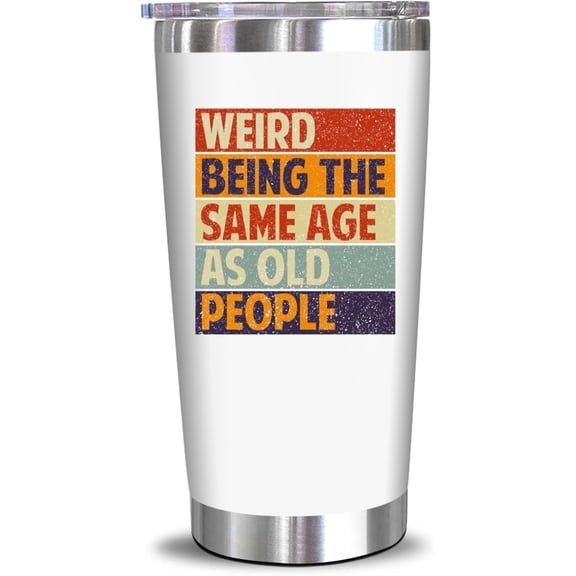 Birthday Gifts For Women - Funny Gag Gifts Ideas For Mom, Grandma, Wife, Her, Sister, Coworker - 40th 50th 60th 70th 80th Birthday Gifts For Women – 20 Oz Tumbler